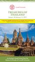 TREASURES OF THAILAND January 30-February 15, 2019