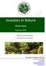 Investors In Nature. Overview. February Investors In Nature Pty Ltd. We do everything naturally Naturally we do everything
