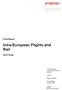 Intra-European Flights and Rail