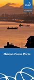Chilean Cruise Ports