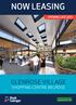 NOW LEASING GLENROSE VILLAGE SHOPPING CENTRE BELROSE OPENING LATE 2015 EXPRESSIONS OF INTEREST 2 PARK ST SYDNEY