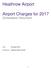 Airport Charges for 2017 Consultation Document