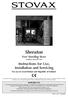 Sheraton. Free Standing Stove. ModelS: 7016/7017/7027. Instructions for Use, Installation and Servicing
