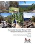 Sustainable Mountain Biking in NSW. Management Strategies for Discussion. Northern Beaches Mountain Biking Group. Proposed by
