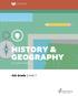 HISTORY & GEOGRAPHY STUDENT BOOK