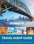 TRAVEL AGENT GUIDE AFRICA ASIA CENTRAL & SOUTH AMERICA DOWNUNDER IDYLLIC ISLANDS UK & EUROPE