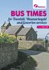 BUS TIMES BUS TIMES. for Townhill, Waunarlwydd and Gowerton services. from 1 May 2016