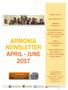ARMONIA NEWSLETTER APRIL - JUNE AIMS OAXACA AIMS MEXICO CITY ARMONIA GRADUATES COLLABORATION IN A BOOK ON GLOBAL MENTAL HEALTH AND THE CHURCH