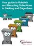 Your guide to Rubbish and Recycling Collections in Barking and Dagenham