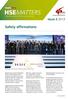 HSEMATTERS A Keppel Group Health, Safety & Environment publication