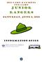 2018 camp raymond cub Camp. junior rangers. Saturday, June 2, Information Guide