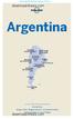 Lonely Planet Publications Pty Ltd. download-thesis.com. Argentina. Andean Northwest the Northeast. p218 p150. Córdoba & the Central