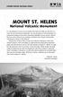 MOUNT ST. HELENS. National Volcanic Monument GIFFORD PINCHOT NATIONAL FOREST