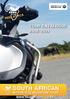 RIDE AFRICA TOUR CATALOGUE 2018/2019 SOUTH AFRICAN MOTORCYCLE ADVENTURE TOURS