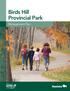 Birds Hill Provincial Park. Management Plan