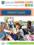 PARENT GUIDE. Helpful information to get your child ready for camp. hofstra.edu/camp CAMP