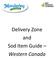Delivery Zone and Sod Item Guide Western Canada