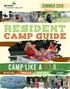 SUMMER Resident. Camp guide CAMP LIKE A G.I.R.L. GO-GETTER INNOVATOR RISK-TAKER LEADER