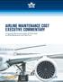 AIRLINE MAINTENANCE COST EXECUTIVE COMMENTARY