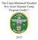 The Camp Mattatuck Resident Boy Scout Summer Camp Program Guide!!!