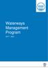 Waterways Management Program
