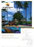 The Naviti Resort. All things to all people, All-inclusive PRESS KIT THE NAVITI RESORT