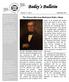 Bailey s Bulletin. The Honourable Isaac Buchanan finds a Home. Volume 17 Issue 2 September 2013
