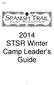 2014 STSR Winter Camp Leader s Guide