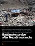 Battling to survive after Nepal s avalanche