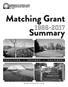 Matching Grant. Summary