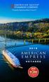 american empress VOYAGES $1,000 per stateroom SAVE up to See page 27