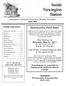 Community Yard Sale! Newington Community Association Monthly Newsletter April 2011 INSIDE THIS ISSUE: