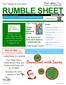 RUMBLE SHEET. View the Rumble Sheet online:  Holiday House Decorating Contest
