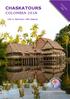CATALOG 2018 CHASKA TOURS COLOMBIA Life in Harmony with Nature.