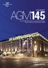 AGM June The Swedish Club s 145 th Annual General Meeting Clarion Hotel Post, Gothenburg, Sweden.