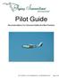 Pilot Guide. Recommendations For Enhanced Safety And Best Practices. NOT UPDATED - NOT FOR NAVIGATION - FOR REFERENCE ONLY Page 1 of 15