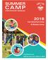 SUMMER CAMP PARTICIPANT MANUAL Cub Adventure Camp & Webelos Camp. Camp Warren Levis 5500 Boy Scout Lane, Godfrey, IL 62035