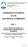 CONSENSUS STATEMENTS OF THE UIAA MEDICAL COMMISSION VOL: 7