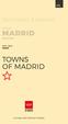 Towns of Madrid. Secrets to be discovered