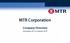 MTR Corporation Company Overview