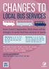 From 3 and 4 September 2016 there will be changes to some local bus services in Surrey.