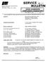 (Service Bulletin No. 926A supercedes and voids Service Bulletin No. 926 dated November 29, 1989)