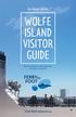 WOLFE ISLAND VISITOR GUIDE