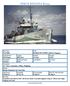 HMCS REGINA K234. Breadth: 33.1 Feet # of Officers: 6