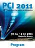 Index. Welcome to PCI Conference Officers and Program Committee Members Keynote Lectures...8. Program at a glance...