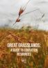 Great Grasslands: A Guide to Education Resources. Great Grasslands: A Guide to education resources