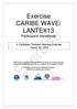 Exercise CARIBE WAVE/ LANTEX13 Participant Handbook