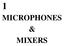 MICROPHONES & MIXERS