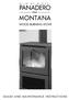 Mod. MONTANA WOOD BURNING STOVE USAGE AND MAINTENANCE INSTRUCTIONS
