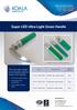 KOALA. Super LED Ultra-Light Green Handle. The new light weight autoclavable polymer Super LED Handle. Medical Pty Ltd
